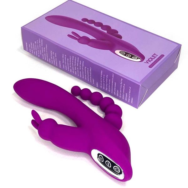Conejo vibrador triple estimulación - Imagen 2