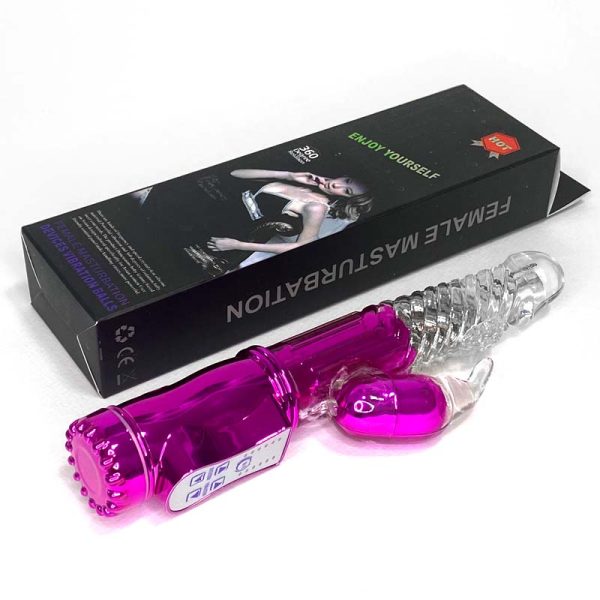 Vibrador rotador conejito - con caja
