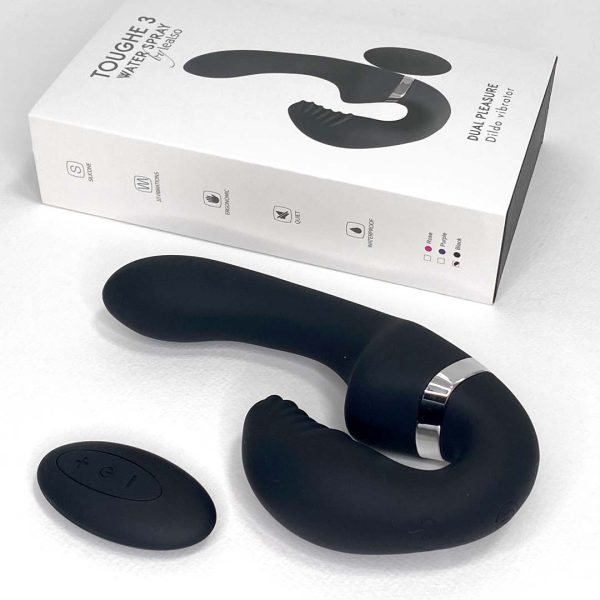 Dildo vibrador doble placer con caja